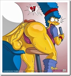 Ver - Haciendo Sexy Spinning con Marge Simpson - 1
