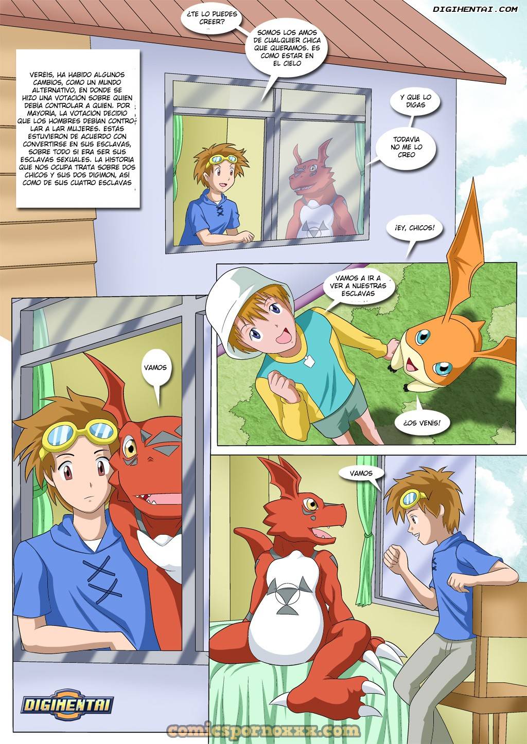 Cuando Los Chicos Dirigen El Mundo (Digimon Porno) - 2 - Comics Porno - Hentai Manga - Cartoon XXX