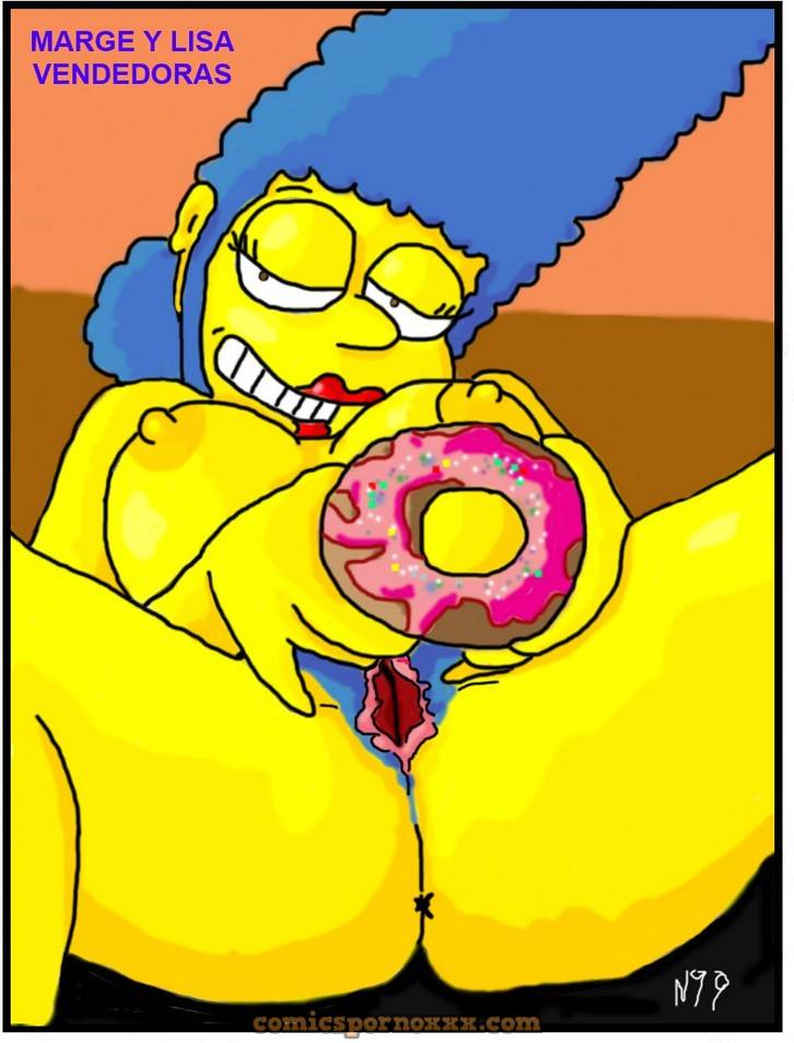 Marge y Lisa Simpson Vendedoras de Donas - 1 - Comics Porno - Hentai Manga - Cartoon XXX