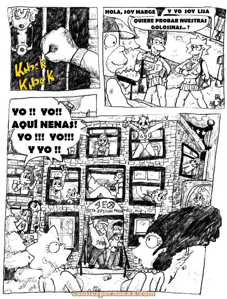 Marge y Lisa Simpson Vendedoras de Donas - 10 - Comics Porno - Hentai Manga - Cartoon XXX