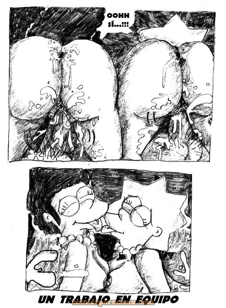 Marge y Lisa Simpson Vendedoras de Donas - 8 - Comics Porno - Hentai Manga - Cartoon XXX