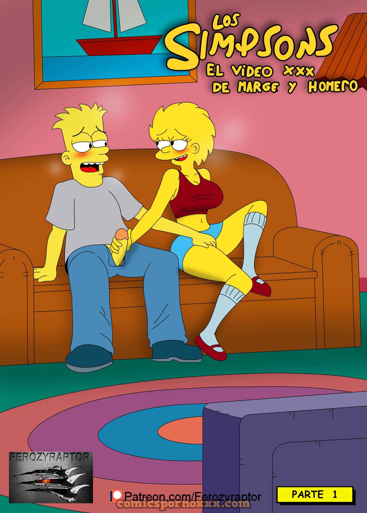 El Video Porno de Marge y Homero Simpson - 1 - Comics Porno - Hentai Manga - Cartoon XXX