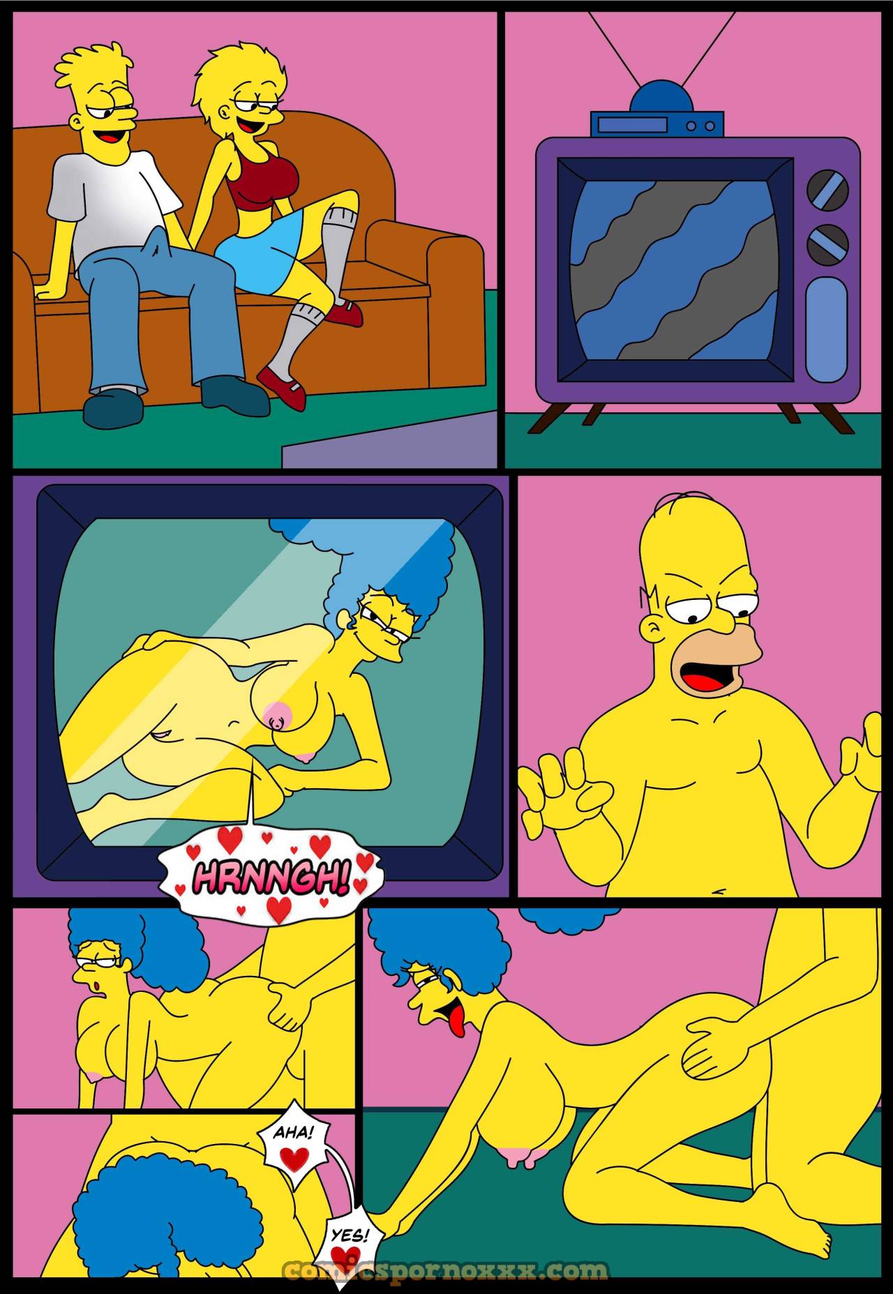 El Video Porno de Marge y Homero Simpson - 3 - Comics Porno - Hentai Manga - Cartoon XXX