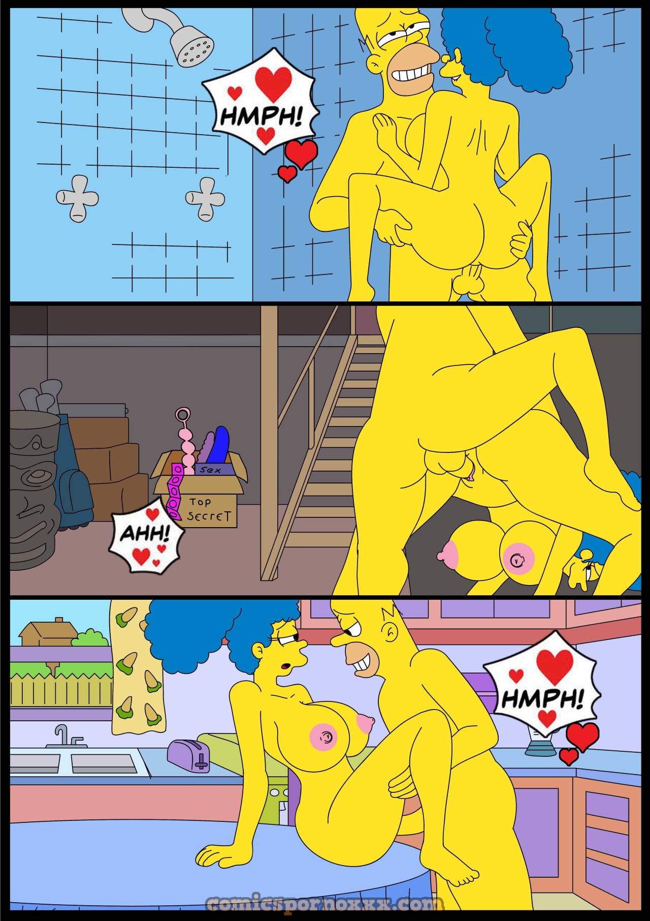 El Video Porno de Marge y Homero Simpson - 4 - Comics Porno - Hentai Manga - Cartoon XXX