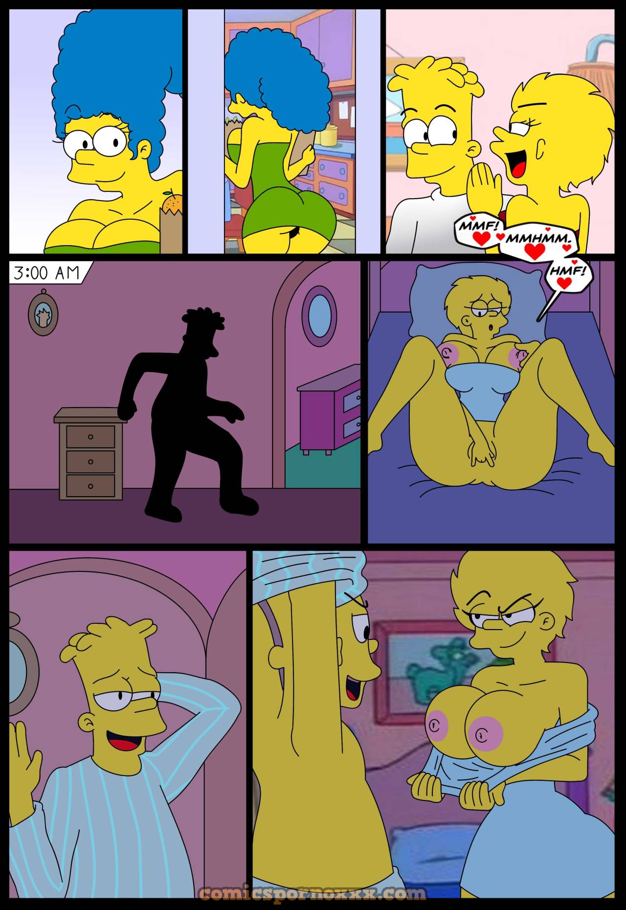 El Video Porno de Marge y Homero Simpson - 7 - Comics Porno - Hentai Manga - Cartoon XXX