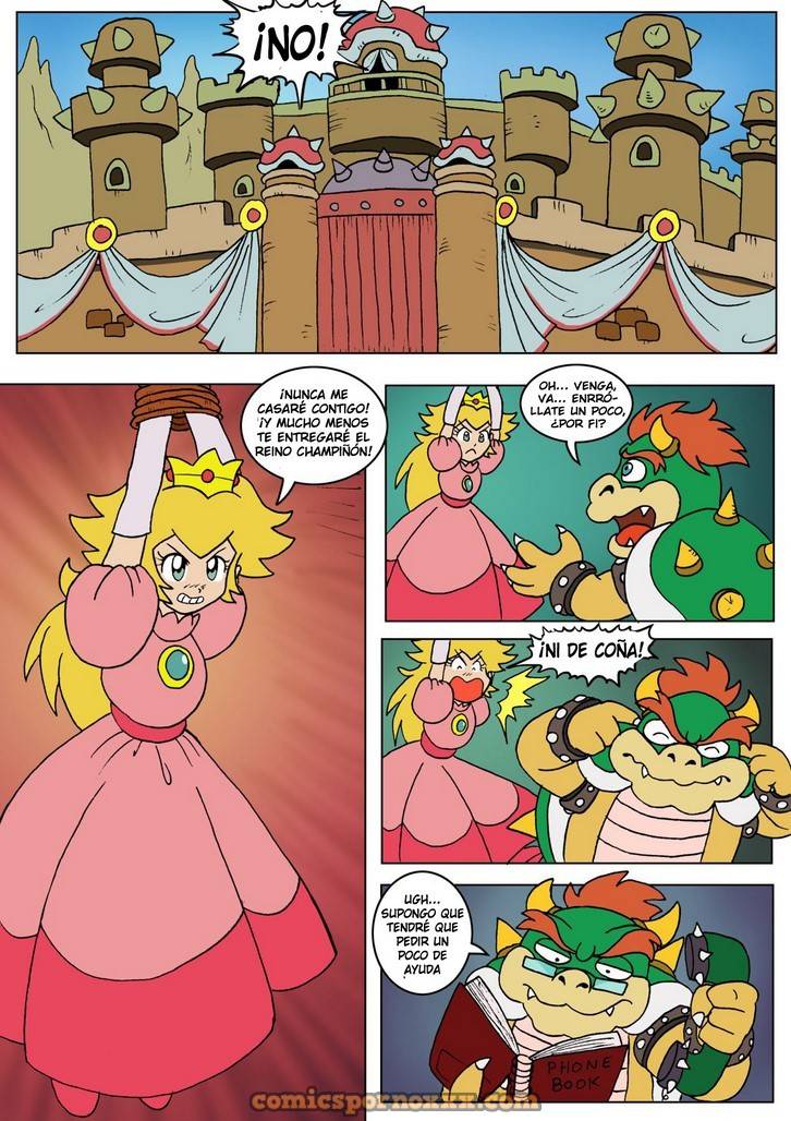 La Gran Huída de la Princesa Peach del Mundo Mario - 2 - Comics Porno - Hentai Manga - Cartoon XXX