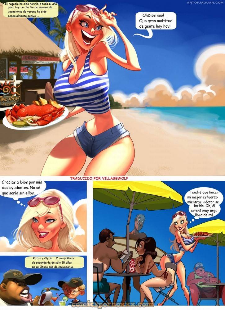Summer Job Milf (El Arte del Jaguar) - 2 - Comics Porno - Hentai Manga - Cartoon XXX