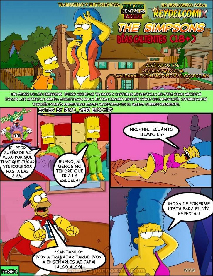 Días Calientes de los Simpson - 1 - Comics Porno - Hentai Manga - Cartoon XXX