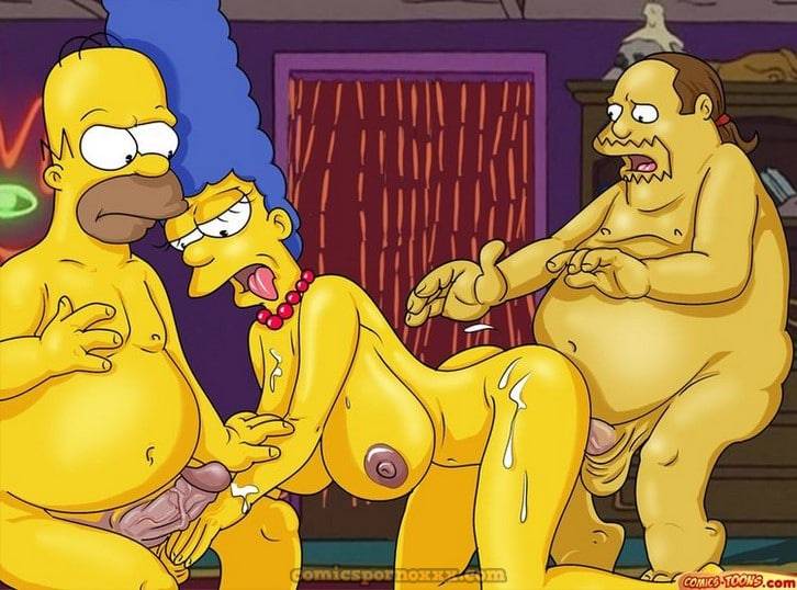 Homero y Marge Simpson Trio Porno con el Nerd de las Historietas - 11 - Comics Porno - Hentai Manga - Cartoon XXX