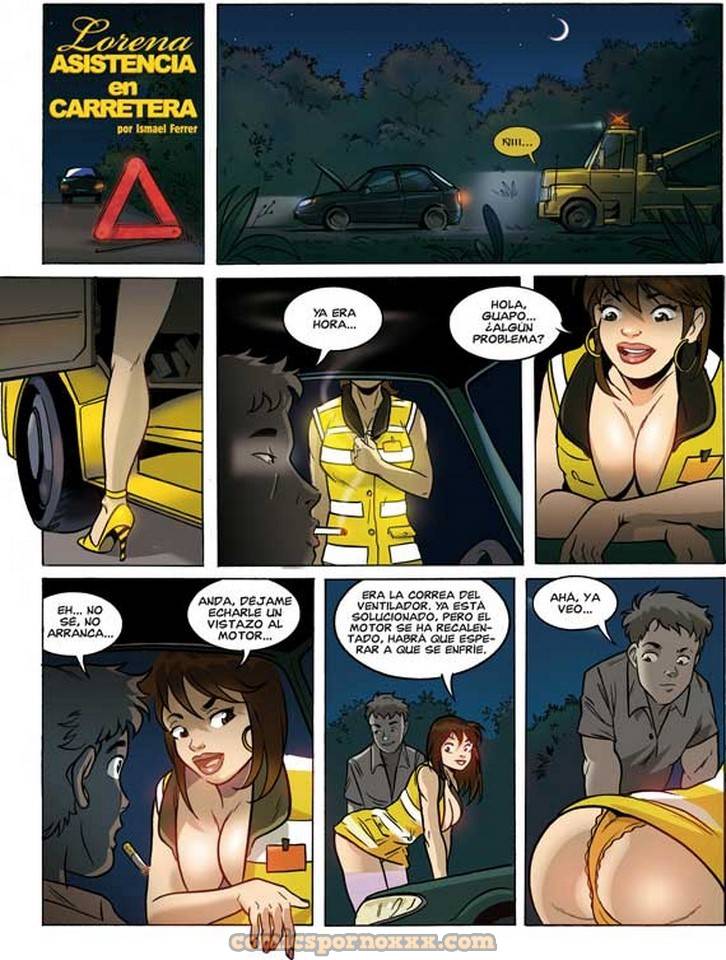 Lore la Asistente en Carretera - 1 - Comics Porno - Hentai Manga - Cartoon XXX