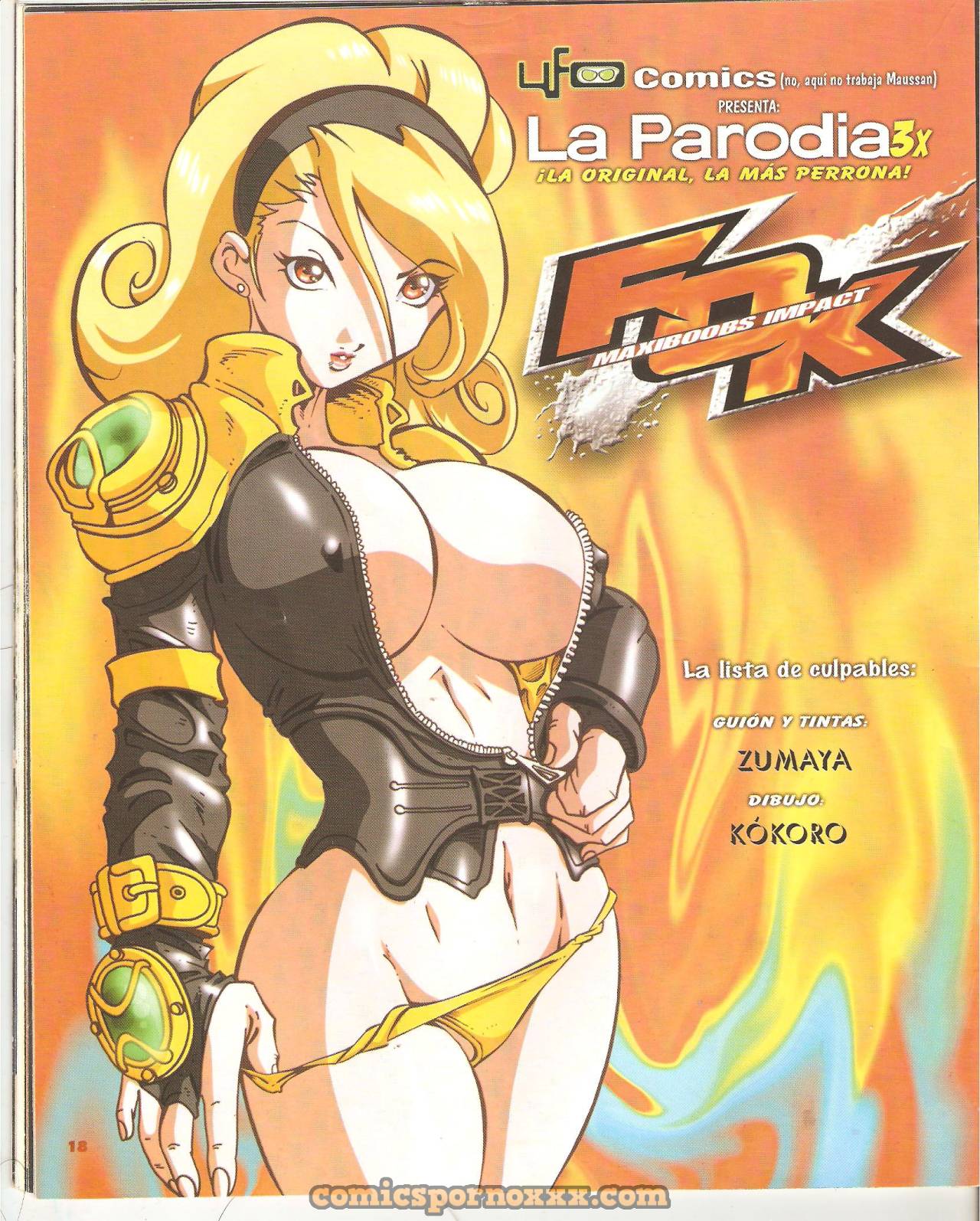FOK Maxiboobs Impact (Parodias 3X) - 1 - Comics Porno - Hentai Manga - Cartoon XXX