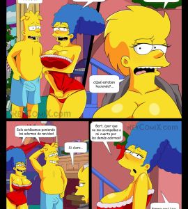 Porno - Los Simpsons en Navidad en Familia - 3
